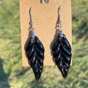 Black earrings